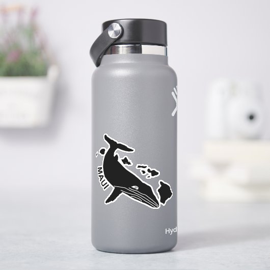 Maui - Hawaii Islands Humpback Sticker (HydroFlask)