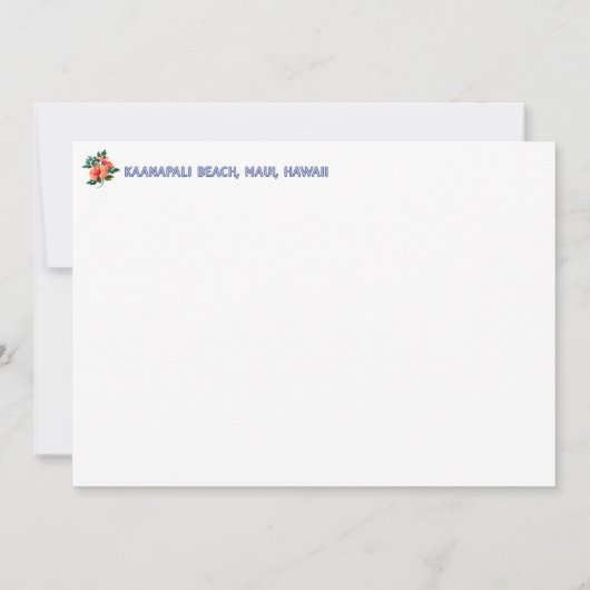 Maui Hawaii Kaanapali Beach  Retro (Achterkant)