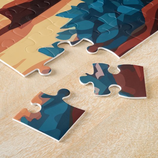 Maui Hawaii Kaanapali Beach Retro Legpuzzel (Zijkant)