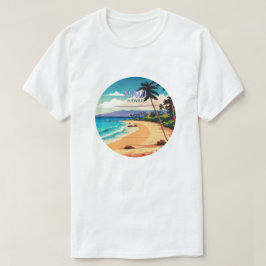 Maui Hawaii Kaanapali Beach  Retro T-shirt
