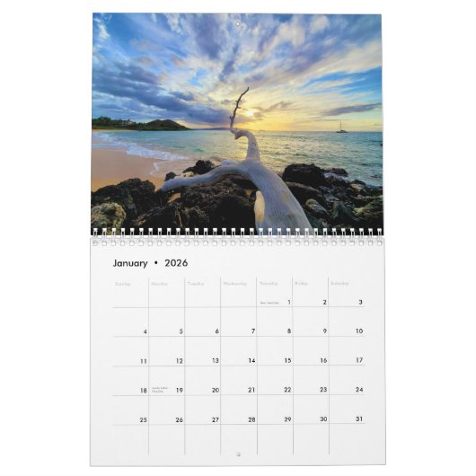 Maui Hawaii Kalender (Jan 2026)
