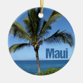 Maui Hawaii Keramisch Ornament (Voorkant)