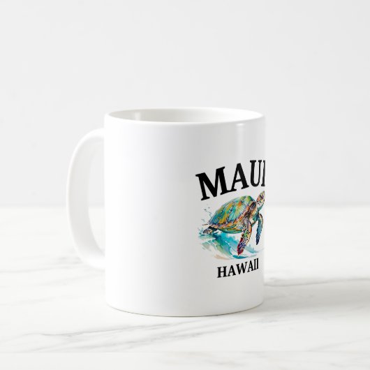 MAUI HAWAII KOFFIEMOK (Voorkant links)