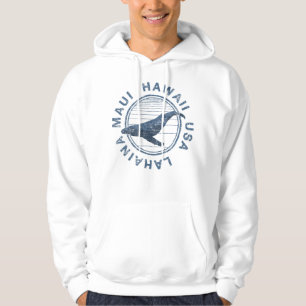 Maui Hawaii Lahaina  walvisretro Hoodie