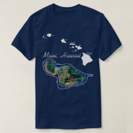Maui Hawaii met Hawaïaanse eilanden T-shirt