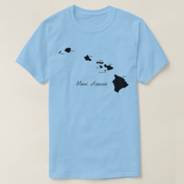 Maui Hawaii met Hawaïaanse eilanden T-shirt