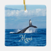 Maui Hawaii Ocean Whale Tail Keramisch Ornament (Voorkant)