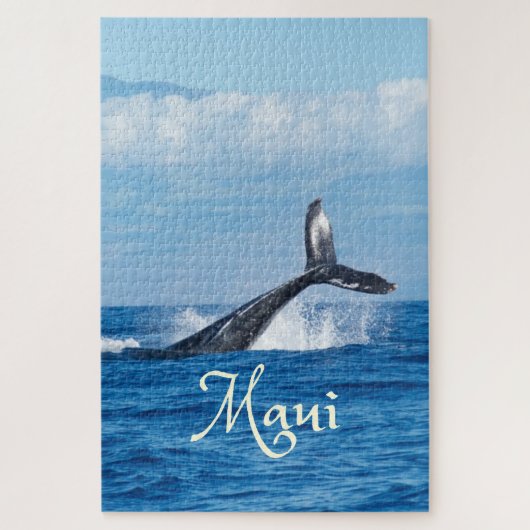 Maui Hawaii Ocean Whale Tail Legpuzzel (Verticaal)