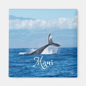 Maui Hawaii Ocean Whale Tail Magneet (Voorkant)