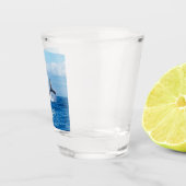 Maui Hawaii Ocean Whale Tail Shot Glas (Rechts)