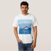 Maui Hawaii Ocean Whale Tail T-shirt (Voorkant volledig)