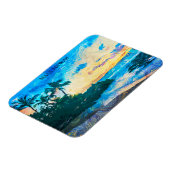 Maui Hawaii olieverf illustratie reizen Magneet (Linkerzijde)