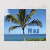 Maui Hawaii Palm Tree Schilderachtig Briefkaart (Voorkant)