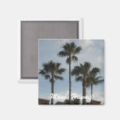 Maui Hawaii Palm Trees Magneet (Voorkant / Achterkant)