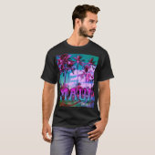 Maui Hawai'i Palm Trees T-shirt  (Voorkant volledig)