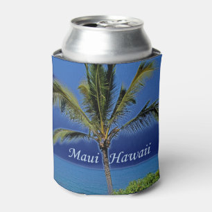 Maui Hawaii Palmboom Oceaan Fotografie Blikjeskoeler