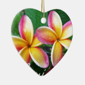 Maui Hawaii Plumeria Flowers Keramisch Ornament (Rechts)