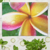 Maui Hawaii Plumeria Flowers Theedoek (Gevouwen)