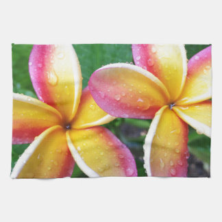 Maui Hawaii Plumeria Flowers Theedoek