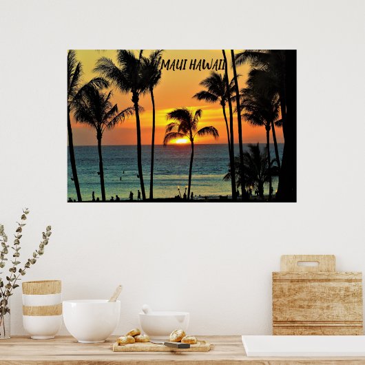 MAUI HAWAII POSTER (Keuken)
