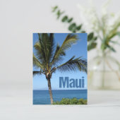 Maui Hawaii - Prachtige zeepalmboom Briefkaart (Staand voorkant)