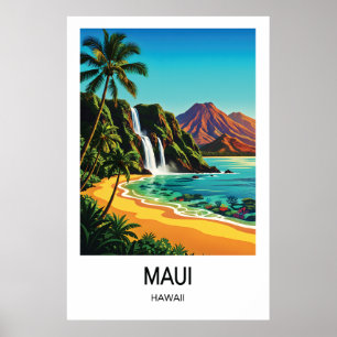 Maui, Hawaii Reisposter Poster