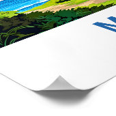 Maui Hawaii Reisprint Poster (Hoek)