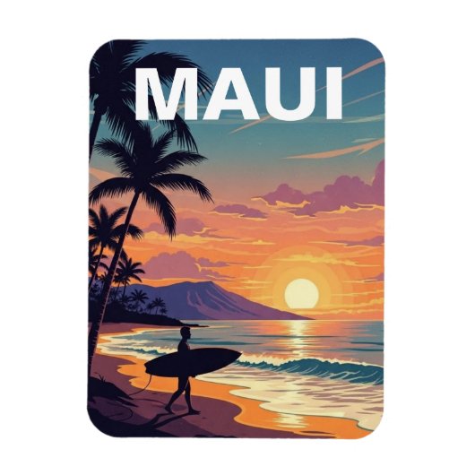 Maui Hawaii Reizen Magneet (Verticaal)