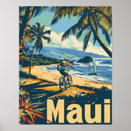 Maui Hawaii Reizen Poster Art Print Poster