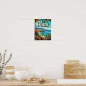 Maui Hawaii Reizen Poster Art Print Poster (Keuken)