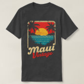 Maui hawaii Retro TShirt (Design voorkant)