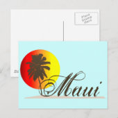 Maui Hawaii Souvenir Briefkaart (Voorkant / Achterkant)