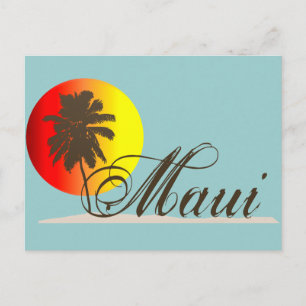 Maui Hawaii Souvenir Briefkaart