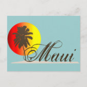 Maui Hawaii Souvenir Briefkaart (Voorkant)