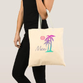 Maui Hawaii Souvenir Palm Tree Hawaiian Island Sun Tote Bag (Voorkant (product))
