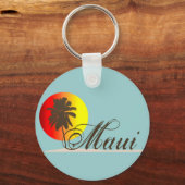 Maui Hawaii Souvenir Sleutelhanger (Voorkant)