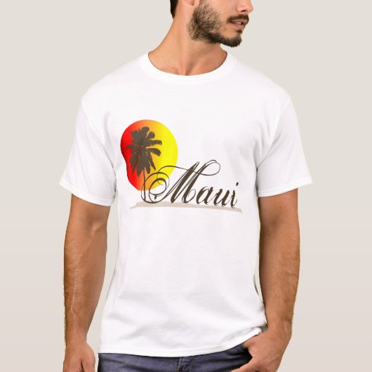 Maui Hawaii Souvenir T-shirt (Voorkant)