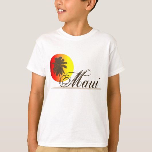 Maui Hawaii Souvenir T-shirt (Voorkant)