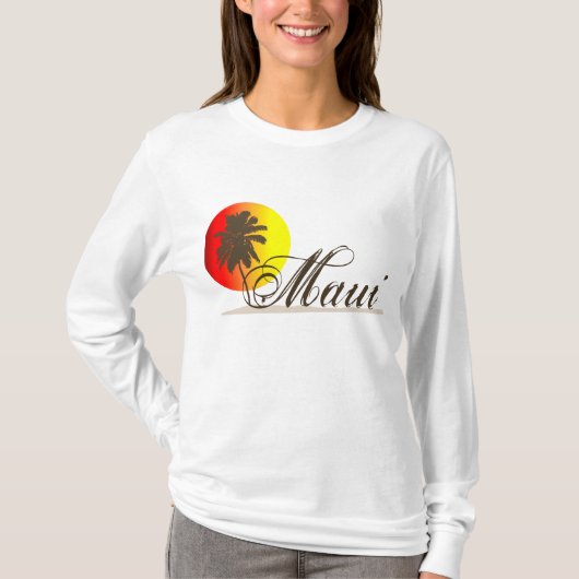 Maui Hawaii Souvenir T-shirt (Voorkant)