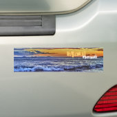 Maui Hawaii strandbumpersticker Bumpersticker (Op auto)