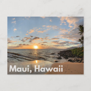 Maui Hawaii Sunset Briefkaart