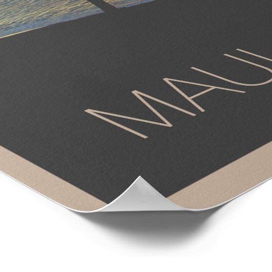 Maui Hawaii Sunset Poster (Hoek)