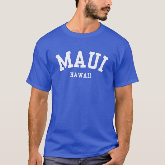MAUI HAWAIÏ T-shirt (Voorkant)