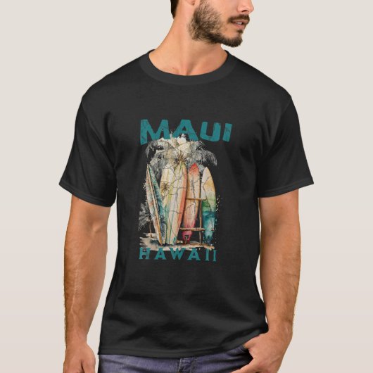 Maui Hawaii T-Shirt (Voorkant)