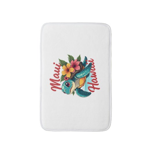 Maui Hawaii T Shirt Meisje Vrouwen Kinder Zee Schi Badmat (Voorkant Verticaal)