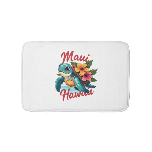 Maui Hawaii T Shirt Meisje Vrouwen Kinder Zee Schi Badmat (Voorkant)