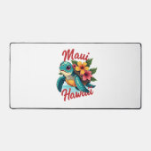 Maui Hawaii T Shirt Meisje Vrouwen Kinder Zee Schi Bureaumat (Voorkant)
