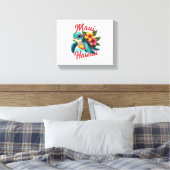 Maui Hawaii T Shirt Meisje Vrouwen Kinder Zee Schi Canvas Afdruk (Insitu (Slaapkamer))