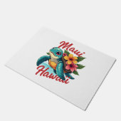 Maui Hawaii T Shirt Meisje Vrouwen Kinder Zee Schi Deurmat (Schuin)