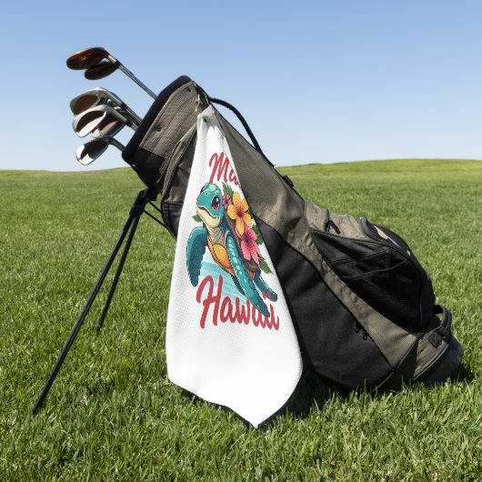 Maui Hawaii T Shirt Meisje Vrouwen Kinder Zee Schi Golfhanddoek (Groen)